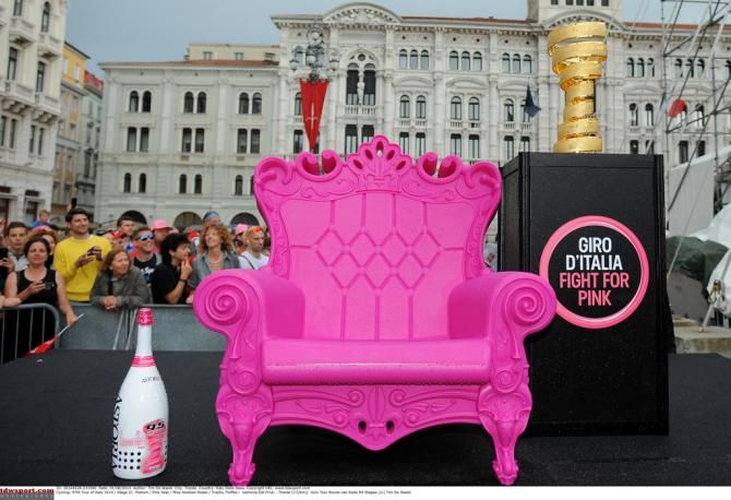 The winners chair in Trieste