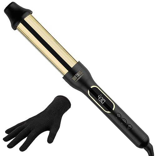 Hot Tools Pro Artist 24k Gold 2 in 1 Curling Wand, 1-1 &amp;frac12;&amp;rdquo; | Multiple Styles With One Tool