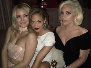 J.Lo, Lady Gaga, Kate Hudson At The Golden Globes 2016
