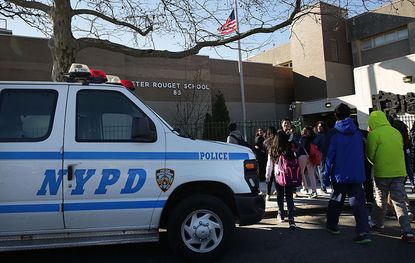 NYPD police van.