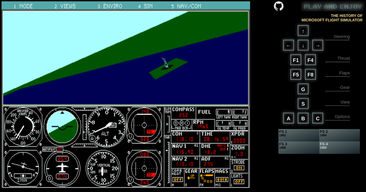 Microsoft Flight Simulator 4