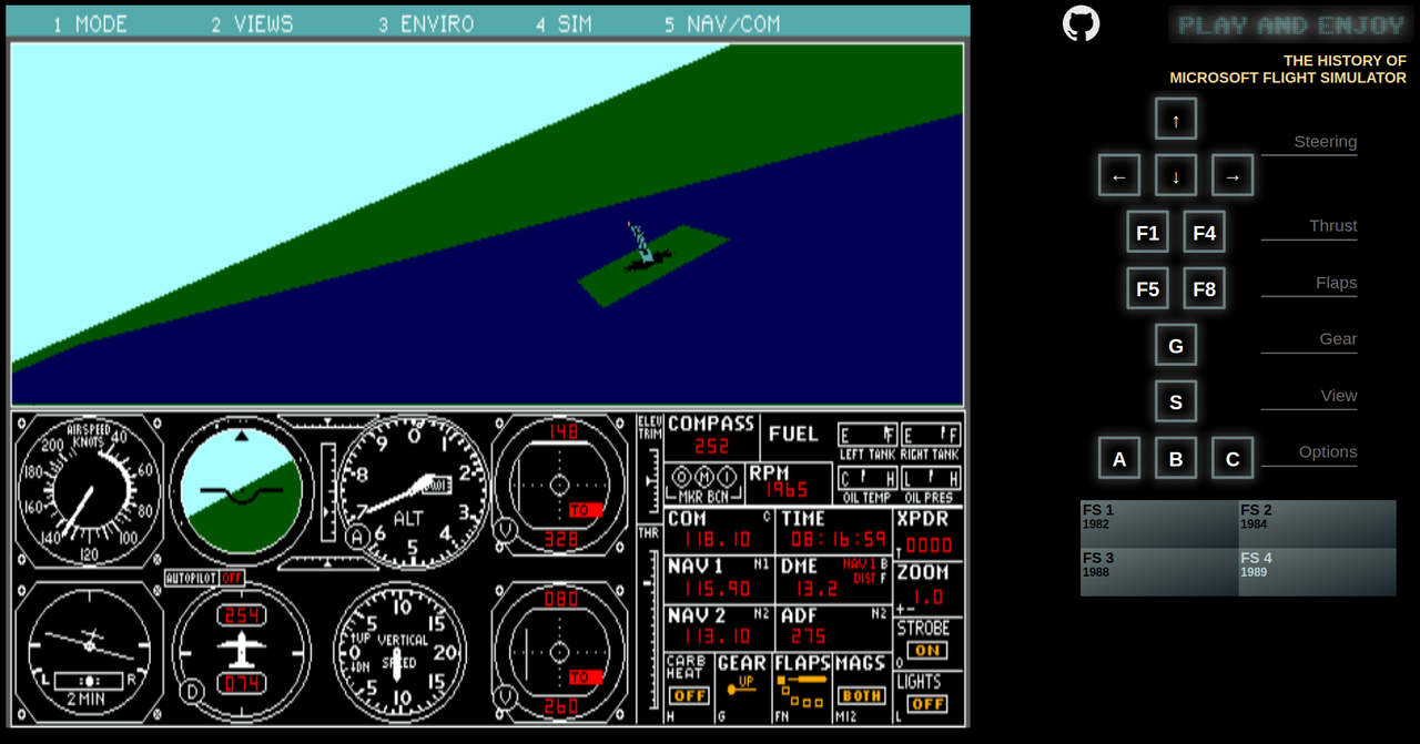 Microsoft Flight Simulator 4
