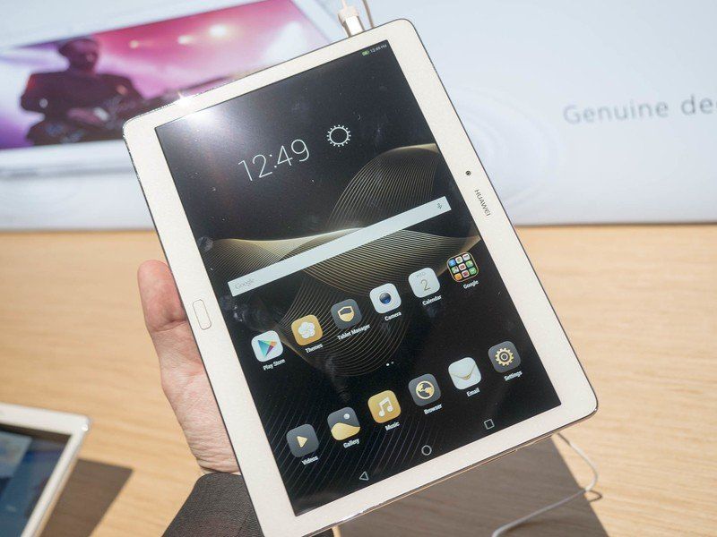 MediaPad M2 10.0 in portrait orientation