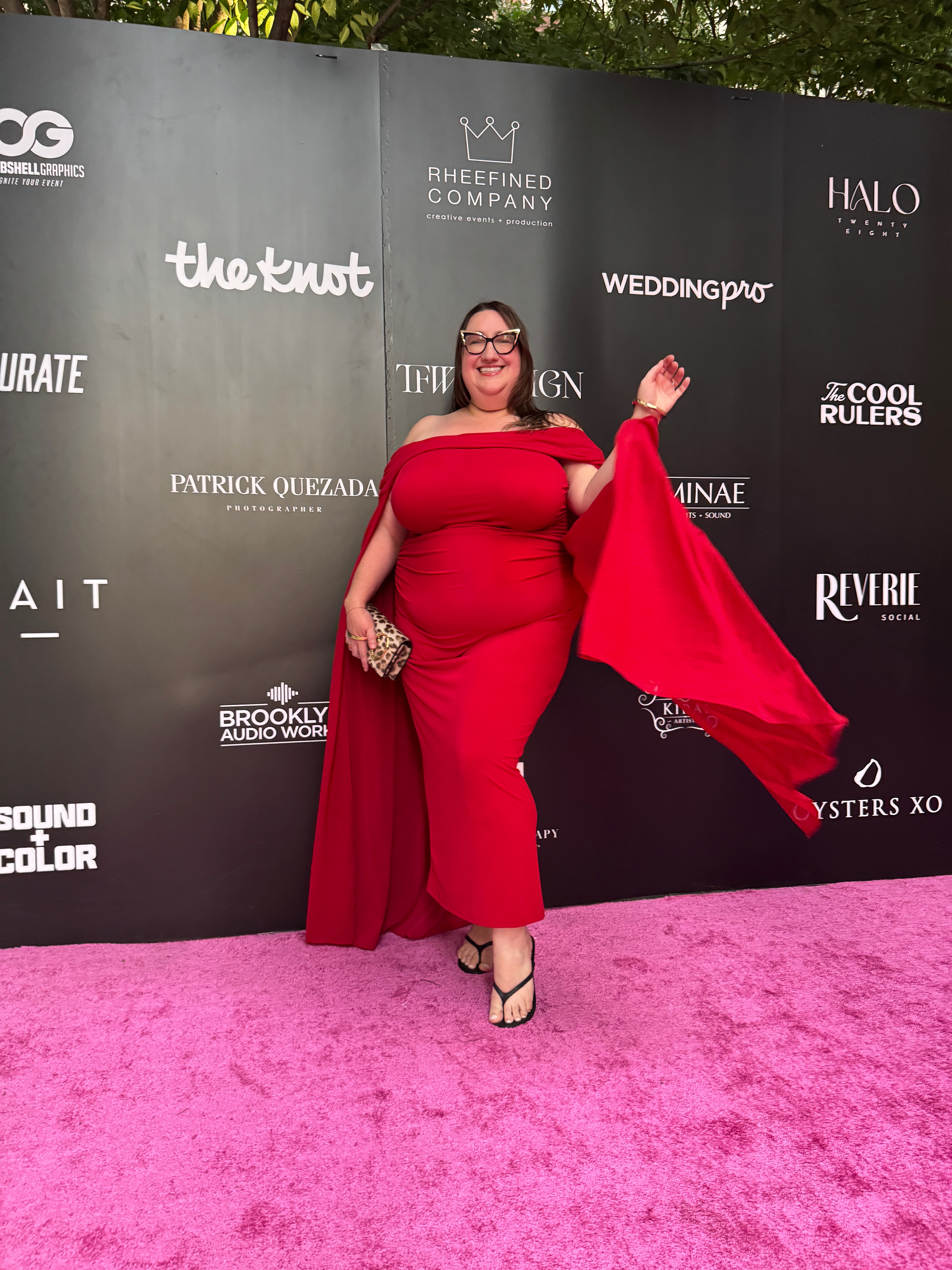 Sarah Chiwaya styled a cape dress for a special summer occasion