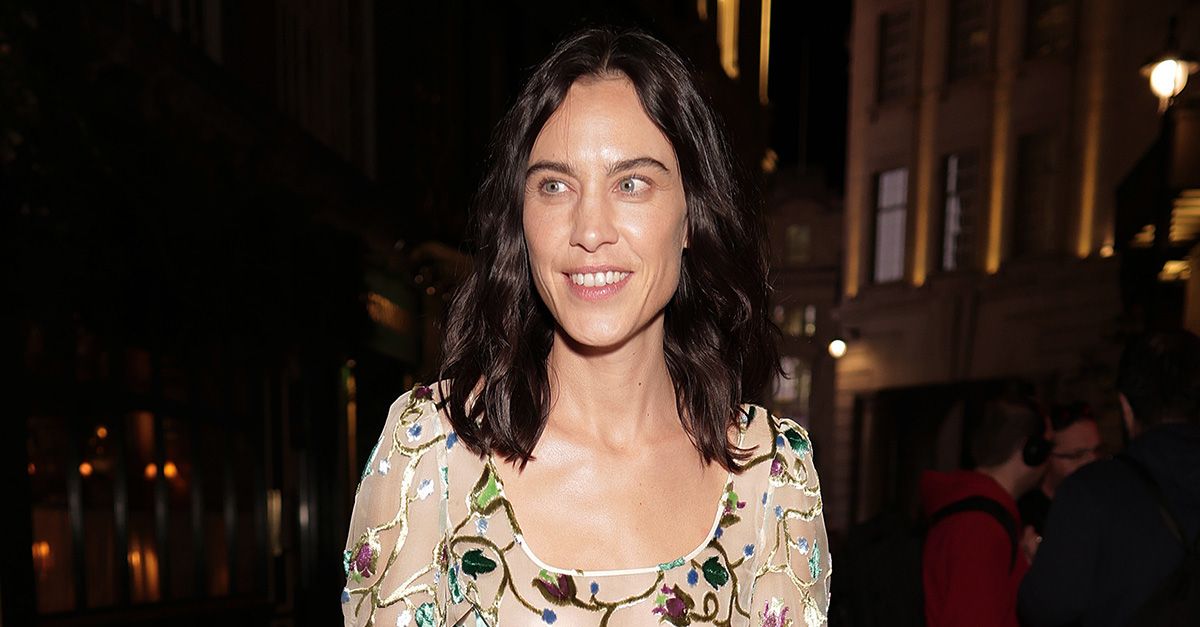 Alexa Chung Wore a Winter Floral Dress Outfit That Feels So 2025