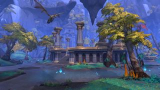Wow Dragonflight Thaldraszus Titan Temple 1080p