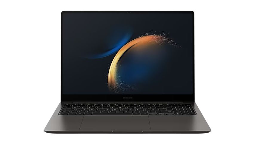 Samsung Galaxy Book3 Ultra open on a screen