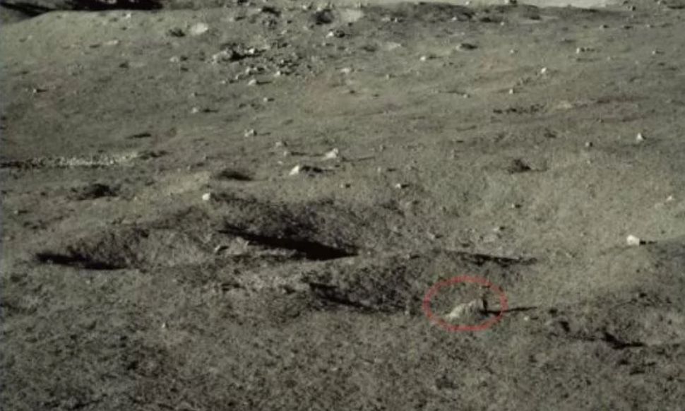 What's up with that rock? China's moon rover finds something strange on the far side.