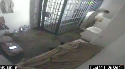 CCTV captured the moment Joaquin "El Chapo" Guzman escaped from jail