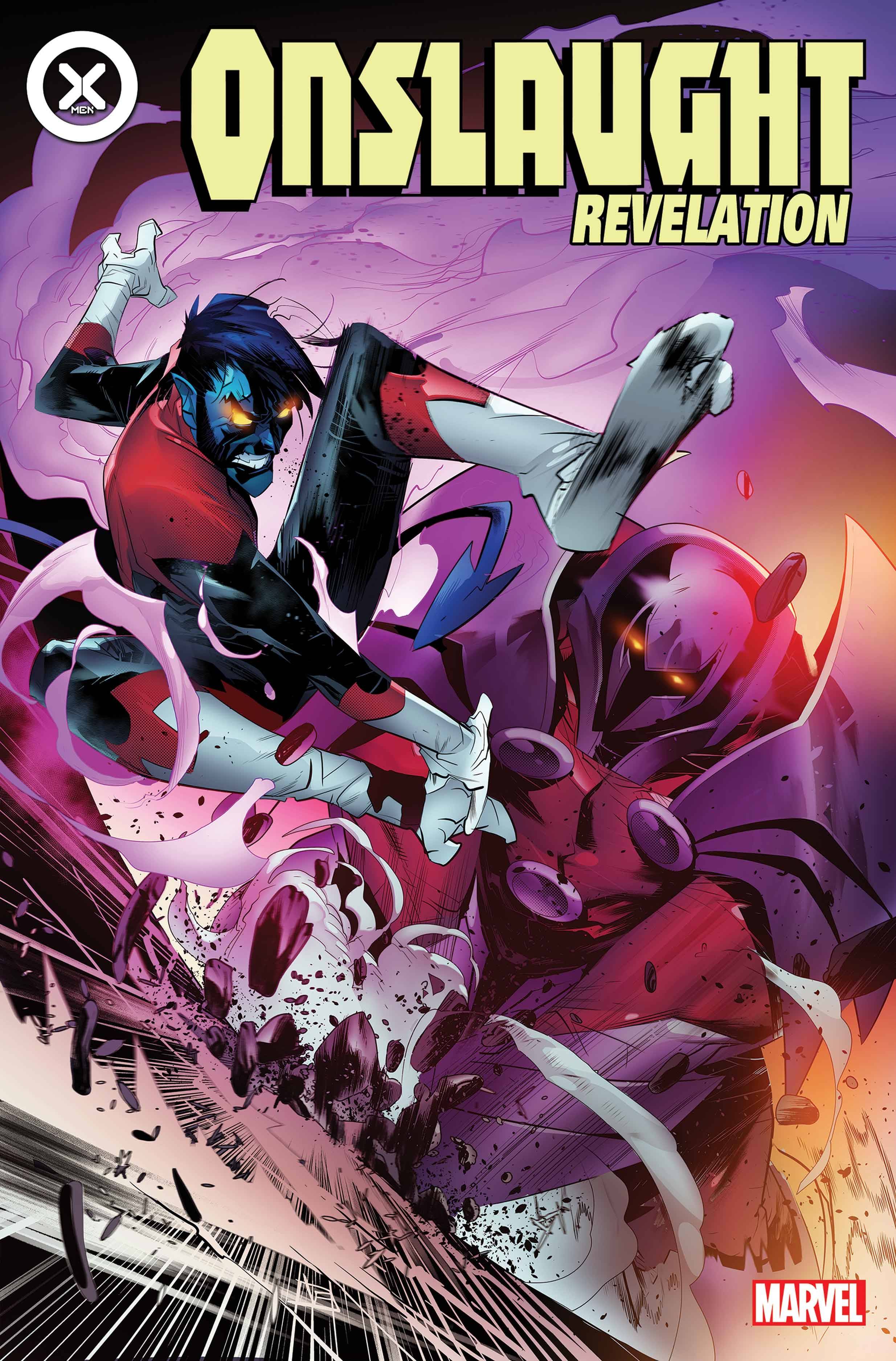 An X-Men superteam assembles to fight Onslaught in X-Men: Onslaught ...