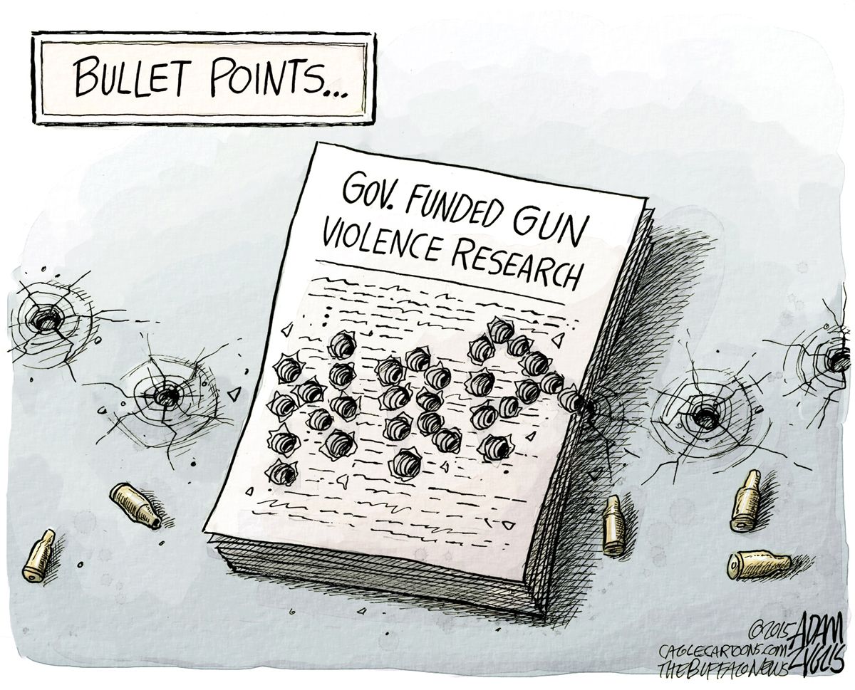 Editorial cartoon U.S. Gun Violence