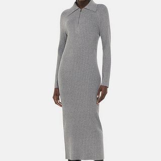 Whistles Bonnie Ribbed Knit Dress