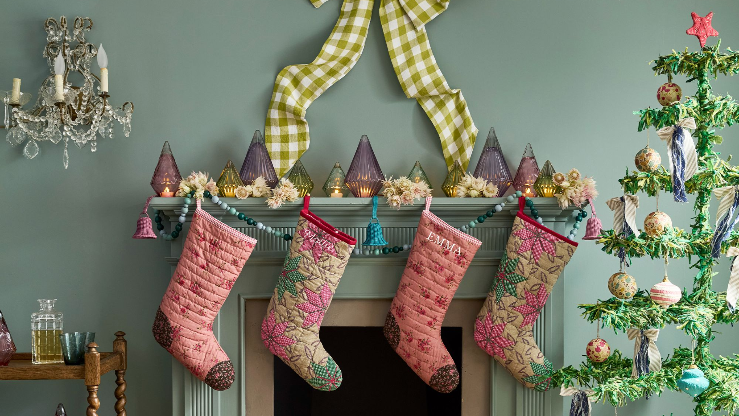 DIY-inspired whimsical Christmas decor from GreenRow