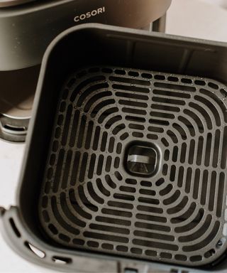 Close-up of COSORI TurboBlaze air fryer basket