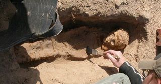 an 1,800-year-old cemetery at the Dakhleh Oasis in Egypt