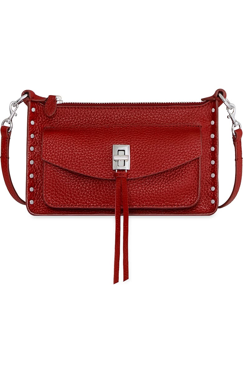Mini Darren Top Zip Leather Crossbody Bag