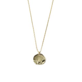Gold plated brass mini coin necklace, £18, Orelia.co.uk