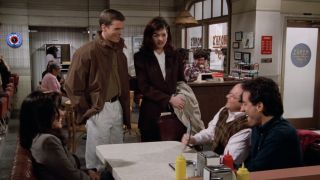 Seinfeld cast with Cary Elwes and Debra Messing