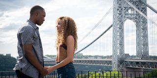 Corey Hawkins and Leslie Grace as Benny and Nina in In The Heights