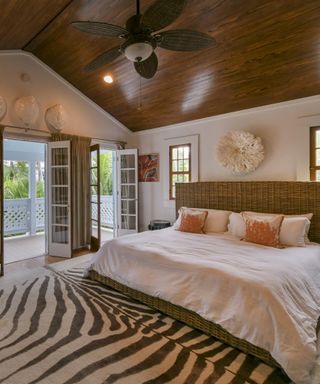 Master bedroom in Dale Earnhardt Jr's house in Florida