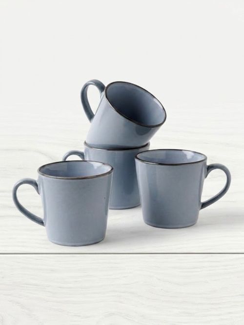 Ceramic Coffee Mugs, 4-Pack