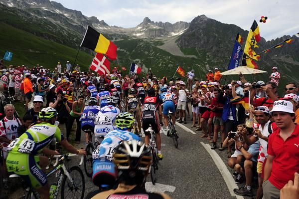 The stunning mountain scenery of stage 9.