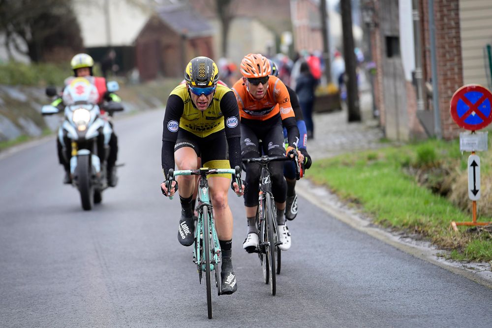 Jos Van Emden (LottoNL-Jumbo) in the early break at Flanders