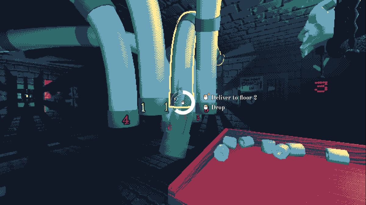 Tubes to the other floors