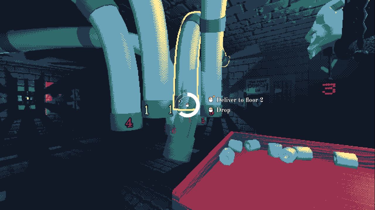 Tubes to the other floors