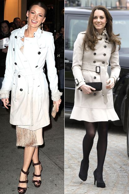 Kate Middleton and Blake Lively - Who wore Burberry best?