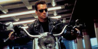 Arnold Schwarzenegger as the T-800 in Terminator 2