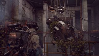 Arc Raiders A Rising Tide - Rocketeer stuck in vines