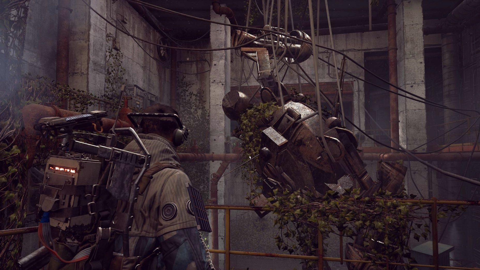 Arc Raiders A Rising Tide - Rocketeer stuck in vines