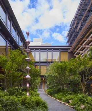 Urban garden in Ace Hotel, Kyoto