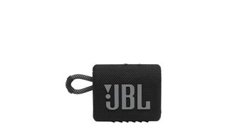 JBL Go 3 in black on a white background