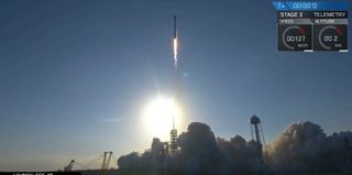 Falcon 9 and SES-10 Blast Off