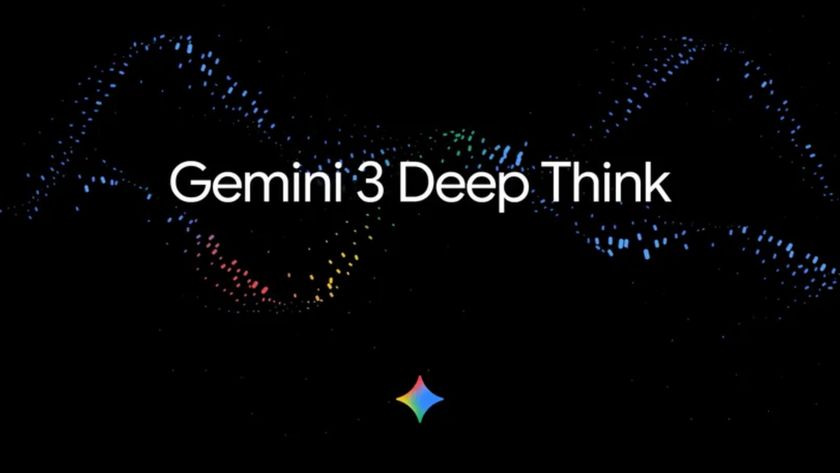 The promotional image for Gemini 3 Deep Think.