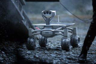 PTScientists entered the Lunar Quattro rover into Google's $30 million X Prize competition, but it was eliminated from the competition in January. But the team is continuing to work toward putting Quattro on the moon, sponsored by Audi.
