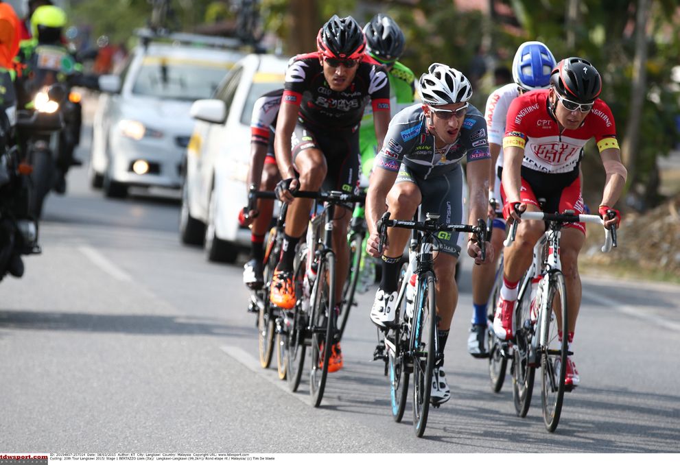 The early break in the Tour de Langkawi on stage 1