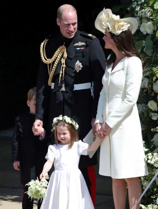 Prince William, Catherine Duchess of Cambridge, Prince George and Princess Charlotte