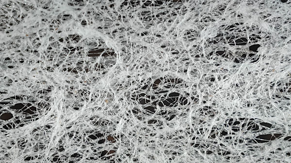 Microscopic picture of a teabag taken using the Realme GT 2 Pro