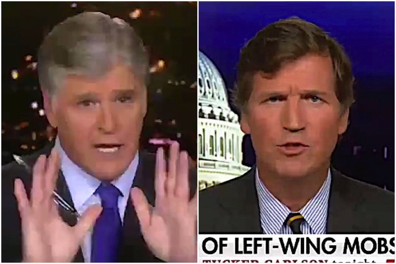 Sean Hannity and Tucker Carlson