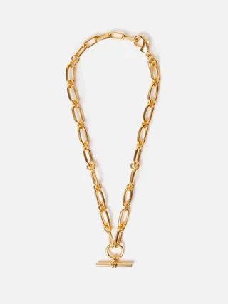 Trombone Link Chain Necklace