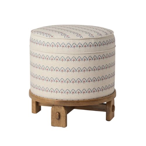 Yara Pouf in Neutral Arches