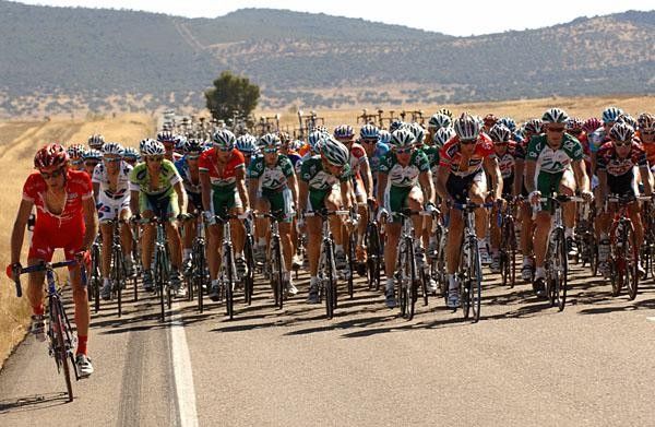 Temperatures rose to over 40-degrees during Tuesday's stage