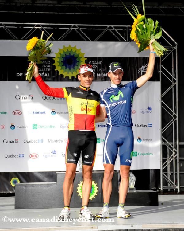 Philip Gilbert: winner Quebec City and Rui Alberto Faria Da Costa winner Monteal