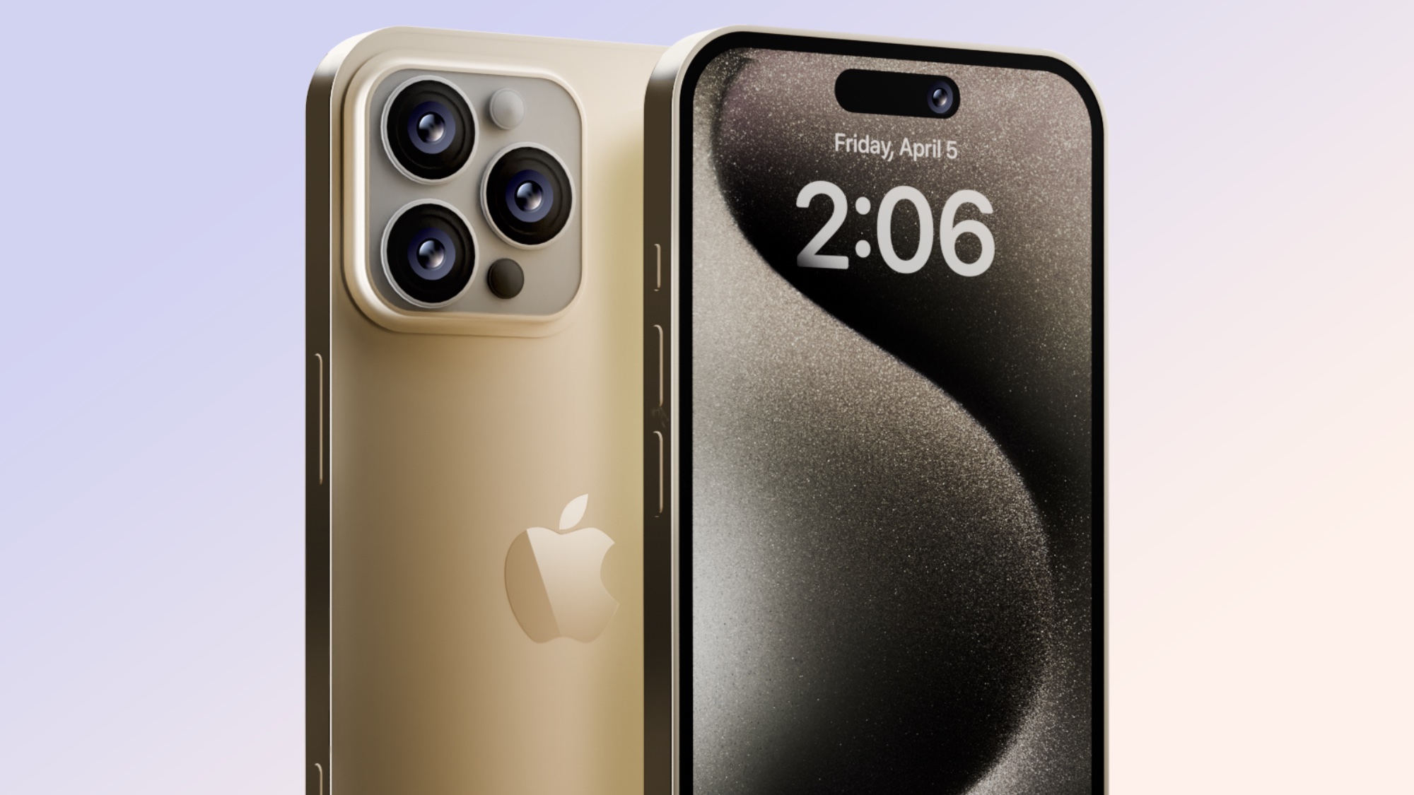 iPhone 16 Pro widziany z przodu i z tyłu