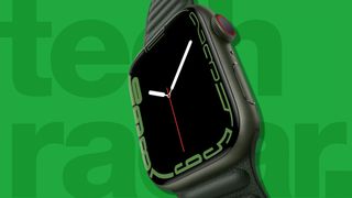 Paras Apple Watch älykello vihreällä taustalla TechRadar-tekstillä