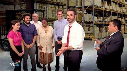 Jimmy Kimmel runs his first vice presidential campaign ad