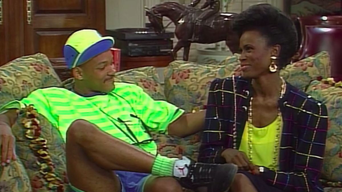 Will Smith and Janet Hubert on the pilot of The Fresh Prince of Bel-Air